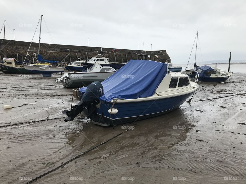 Minehead Harbour in Somerset is small but always significant.
