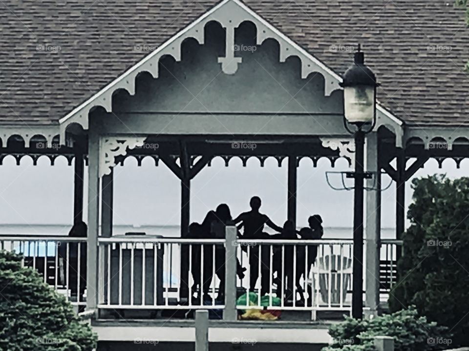 Yoga by the lake 