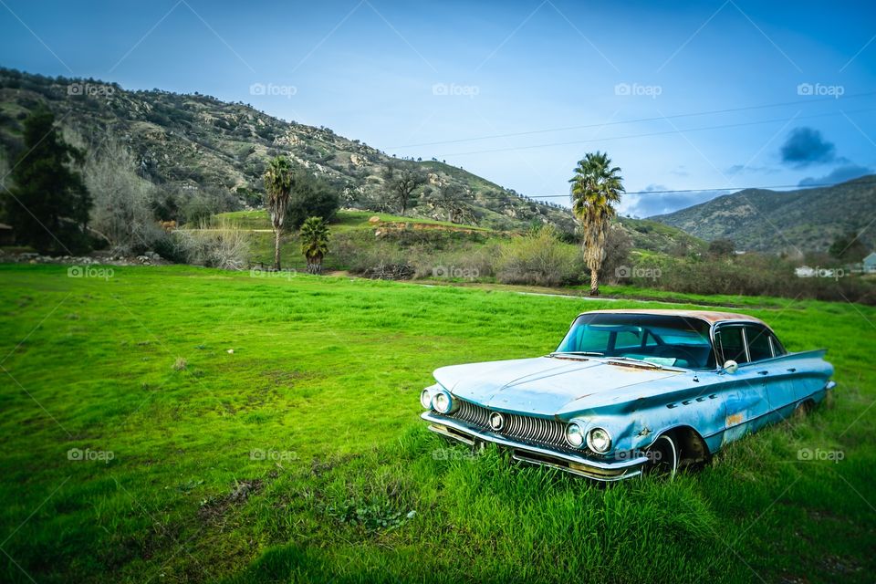 classic car landscape Springville CA