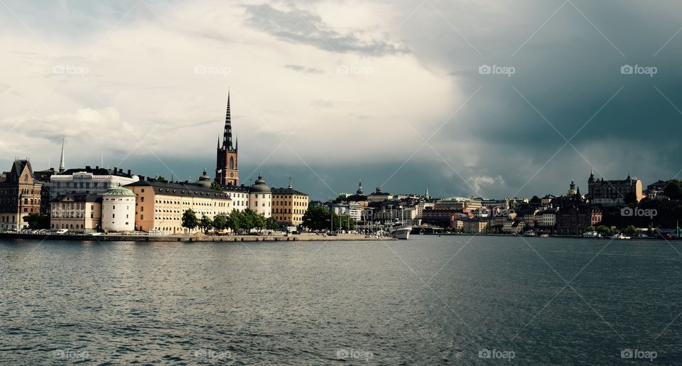 Beautiful stockholm. taken from the cityhall