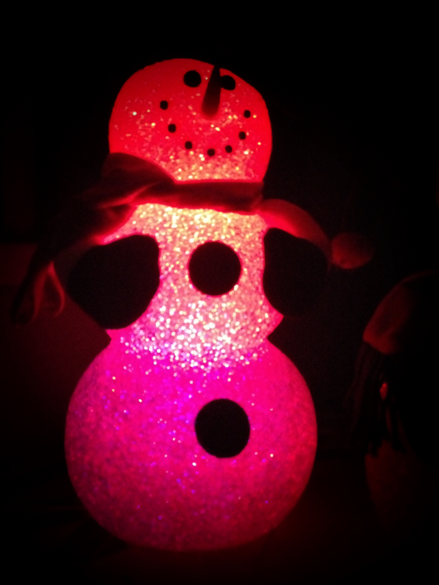 Light in the snow 