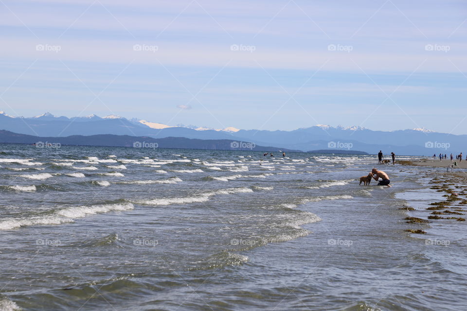 People in the ocean 