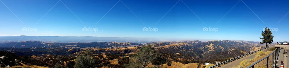 Panorama from Lick Observatory