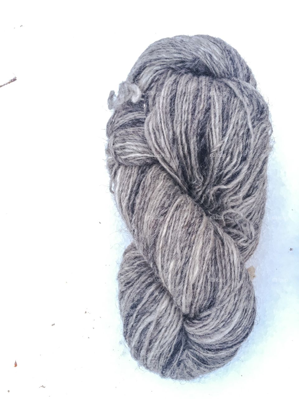 grey wool yarn