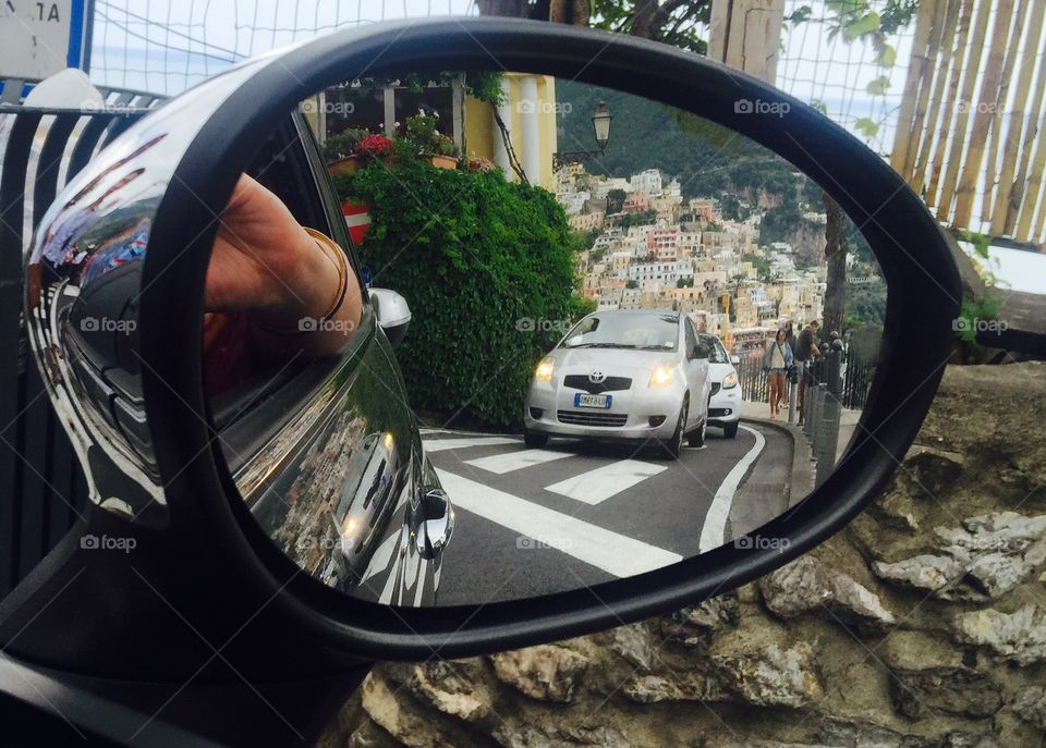 Rush hour on the Amalfi Coast