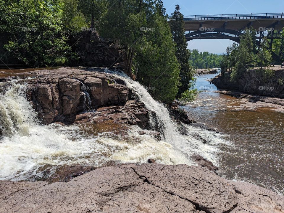 Summer Fun at Waterfall