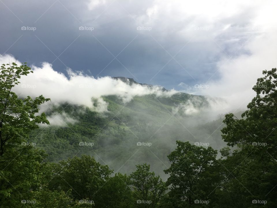 Smokey Blueridge Appalachian Mountain Range 2