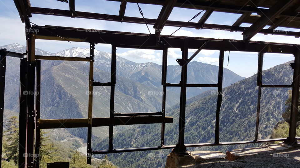View from abandoned mine