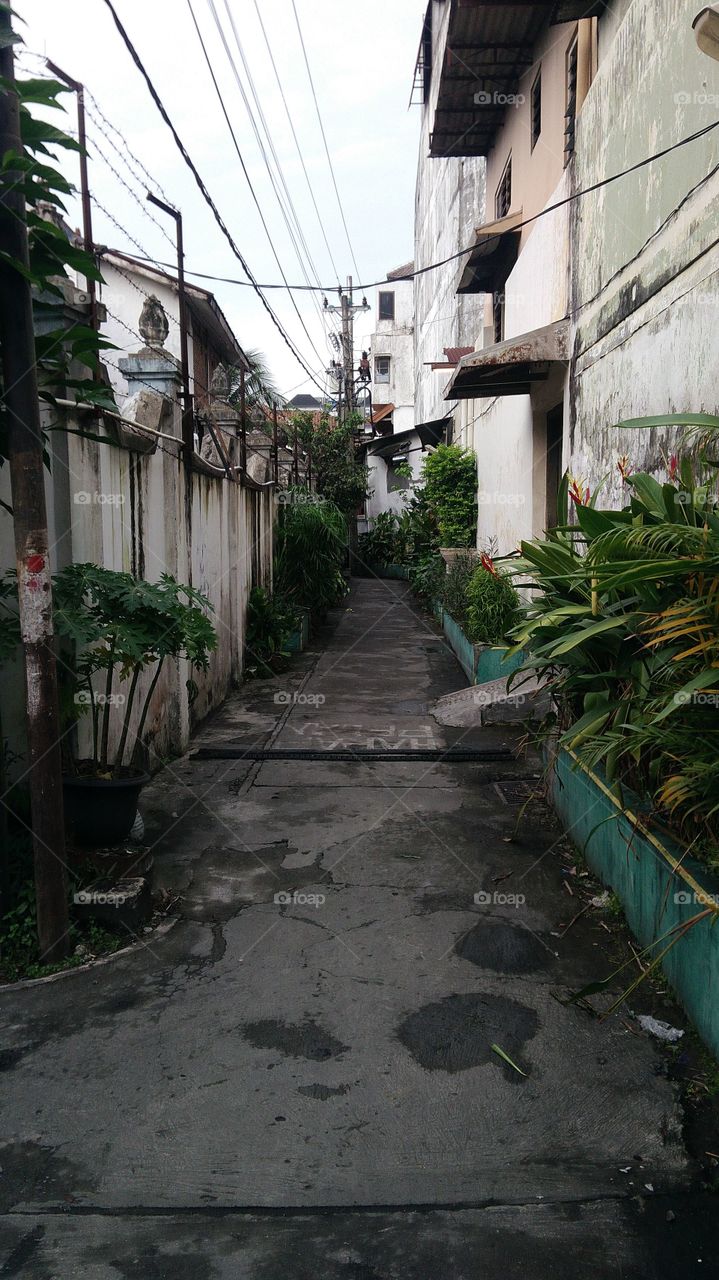 Yogyakarta. Di suatu lorong Gang