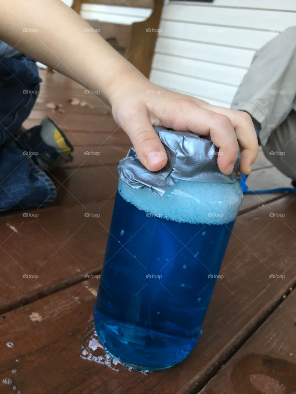 Learning to make a jar tornado 