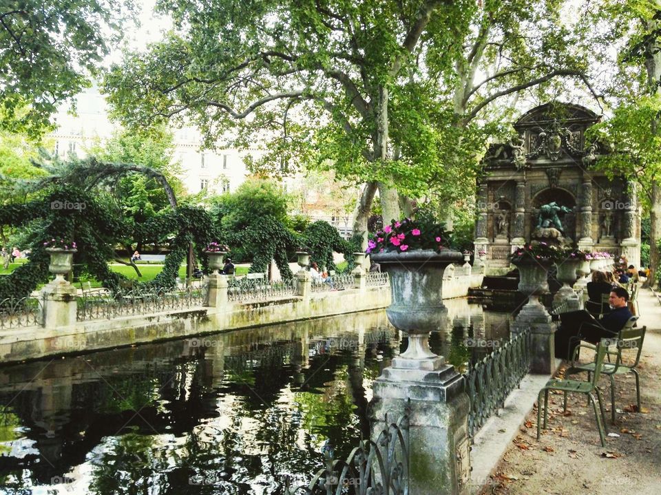 Jardin du Luxembourg in Paris, France
