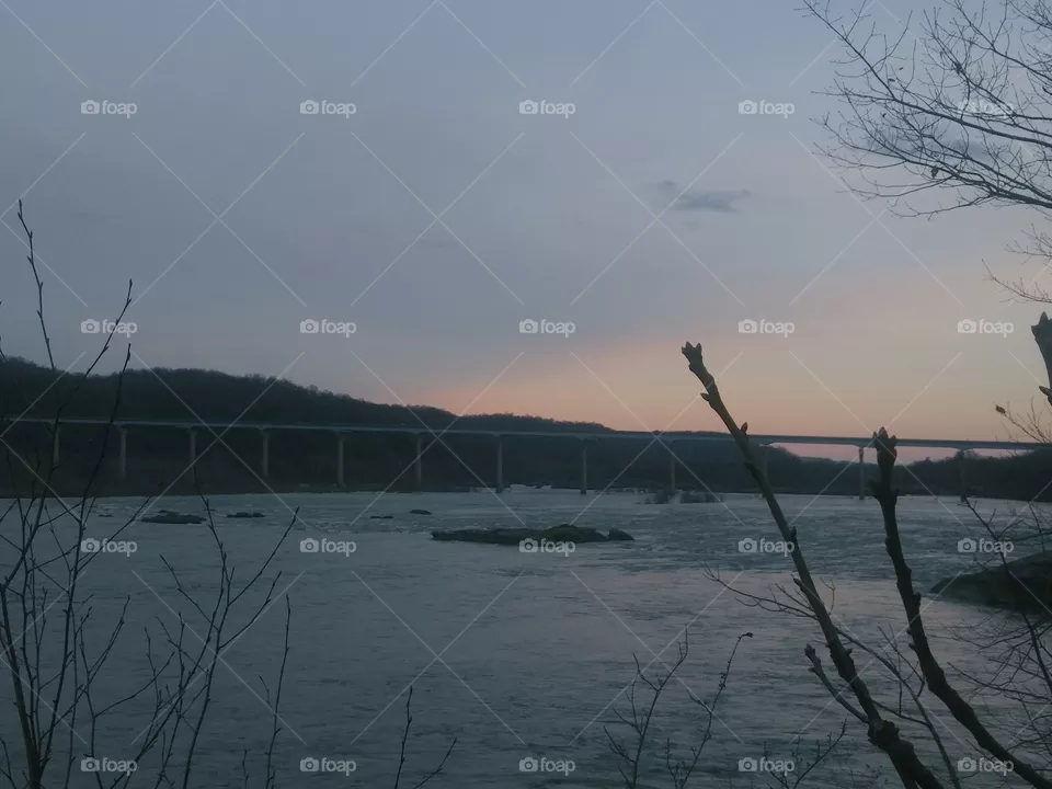 A dreary day in PA near the dam