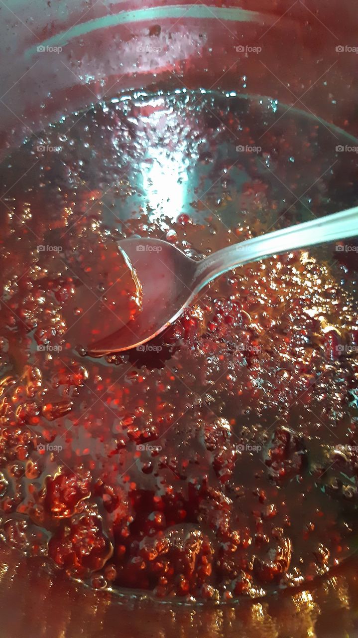 geleia saborosa de amora fresquinha sem agrotóxicos.