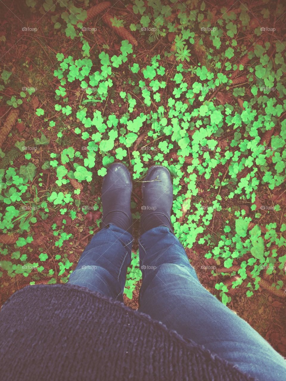 Happiness under my shoes