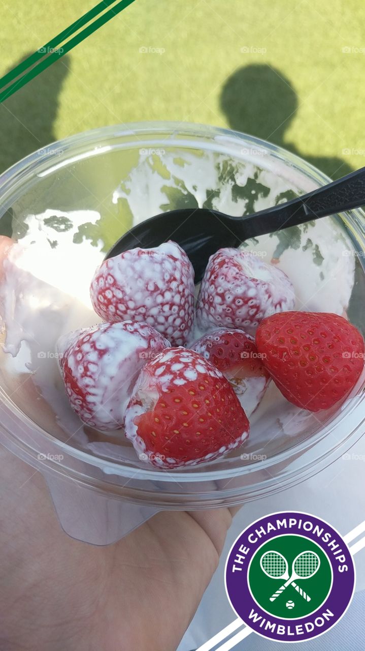 Strawberries and Cream at Wimbledon