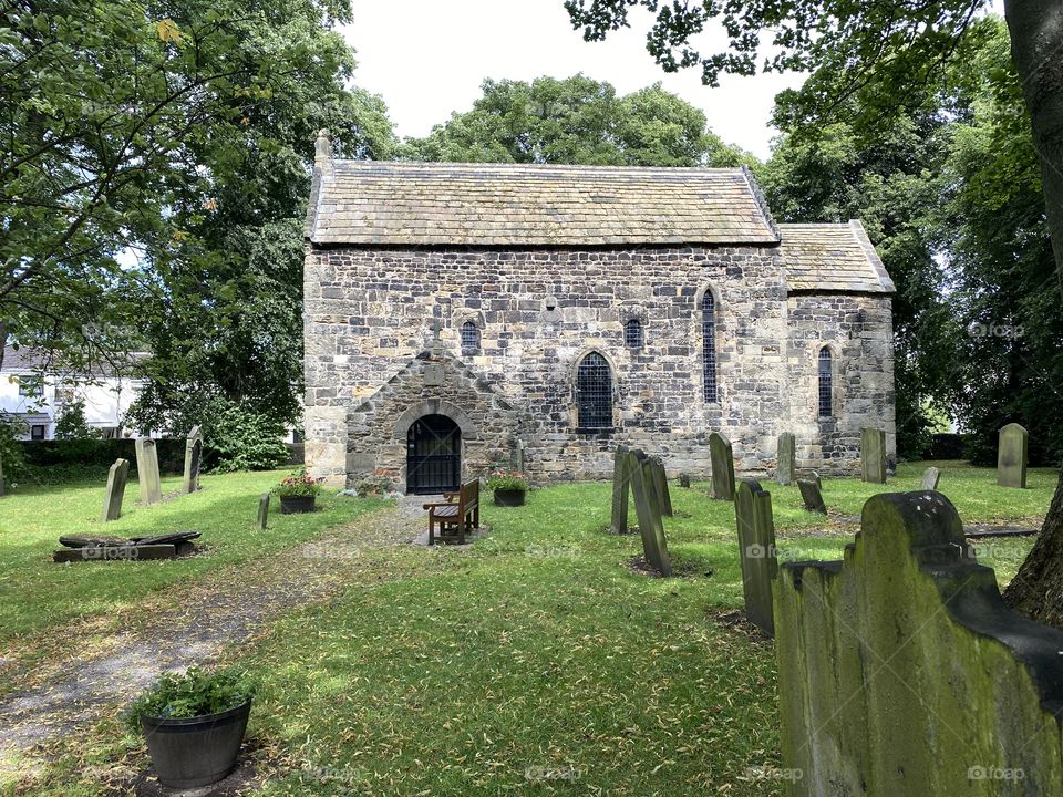 The Saxon church of Escomb built in the late 7th Cent