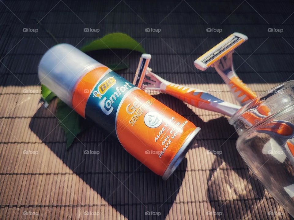 Shaving cream and razors