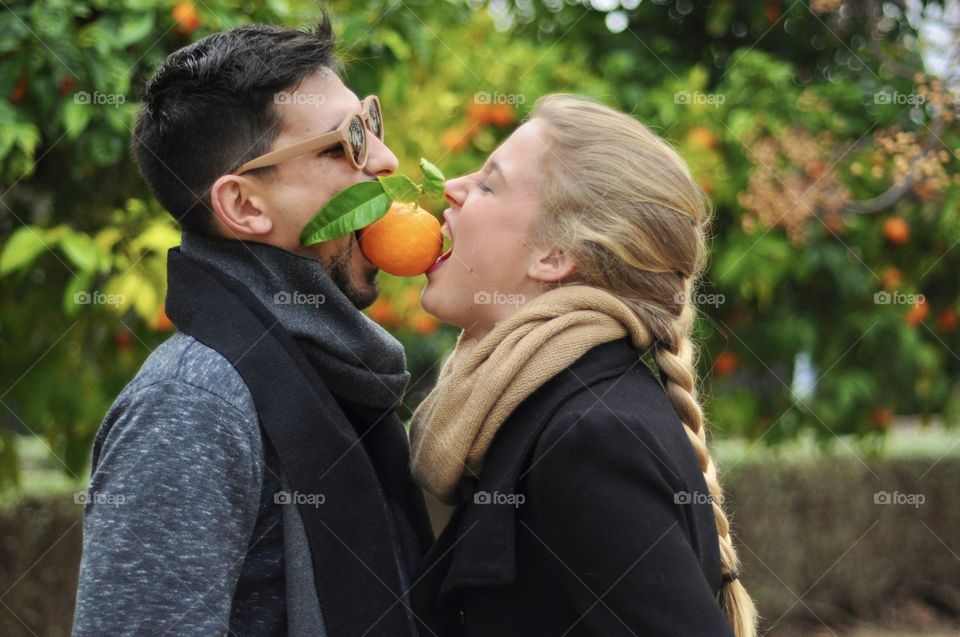 Orange Couple 