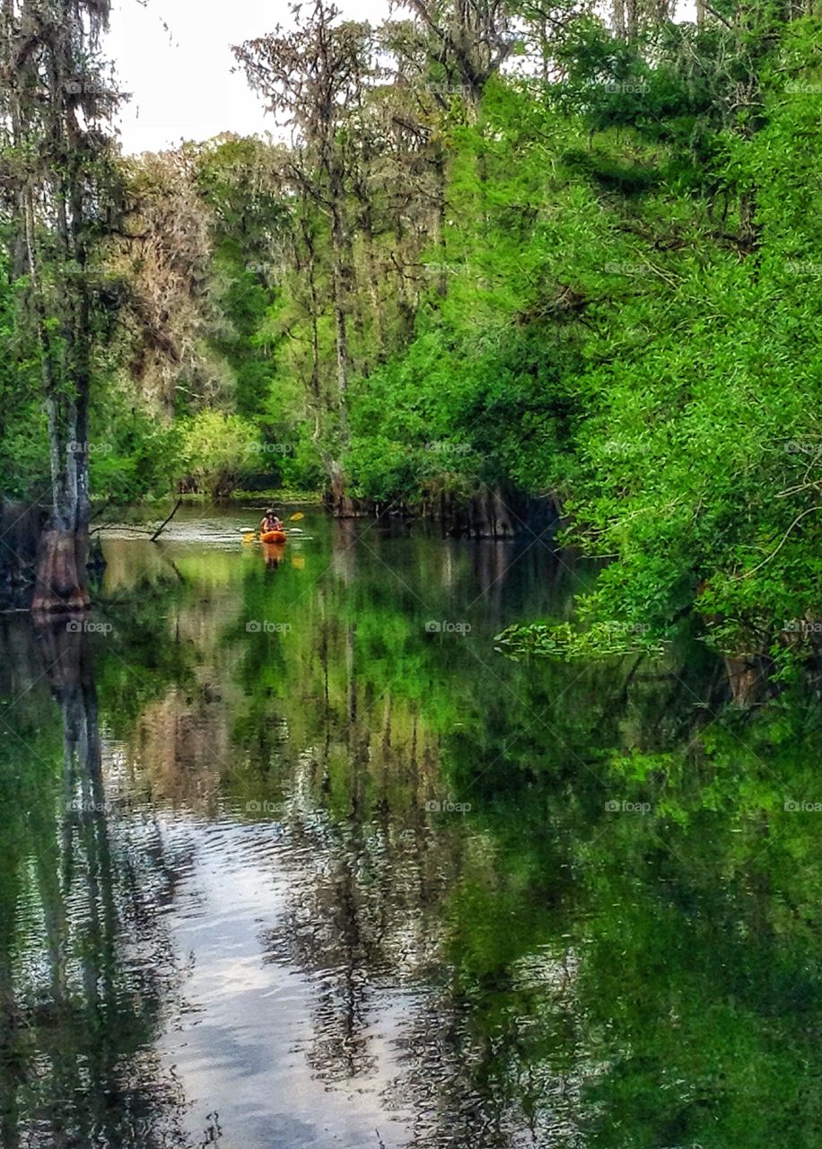 Peaceful ride along the river...