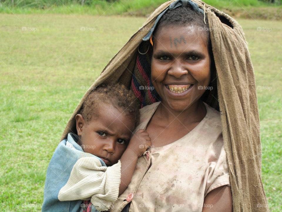 Mother and baby, Papua New Guinea