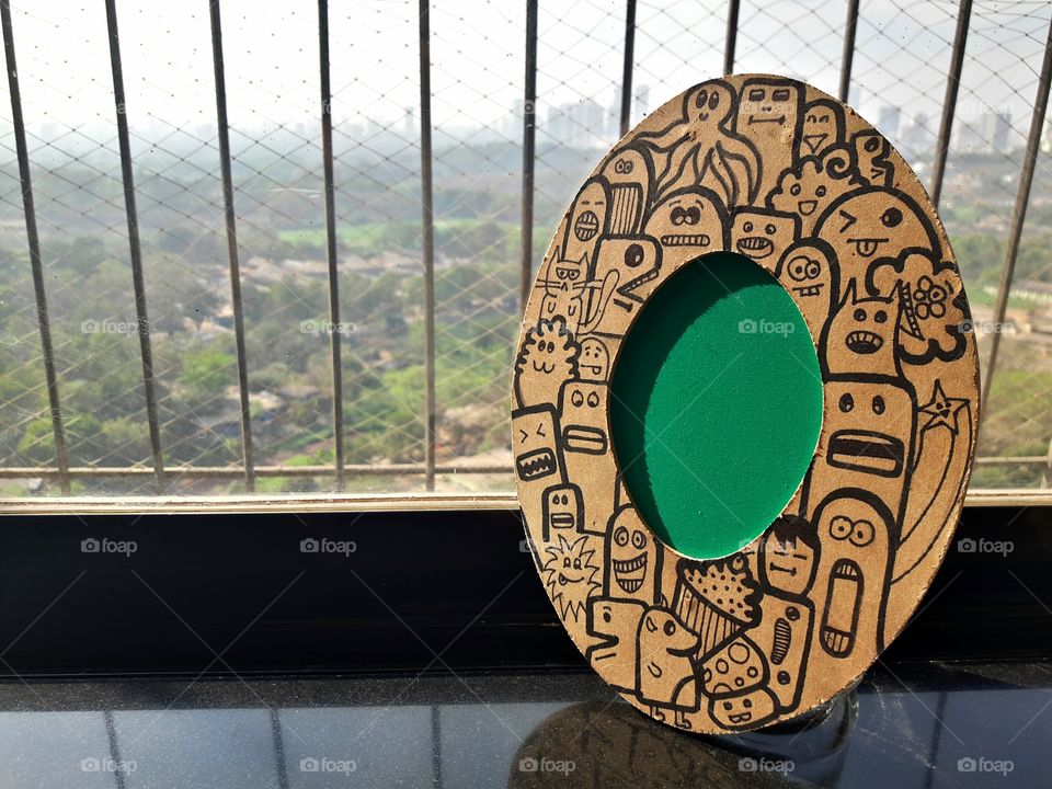 Minions frame hand drawn