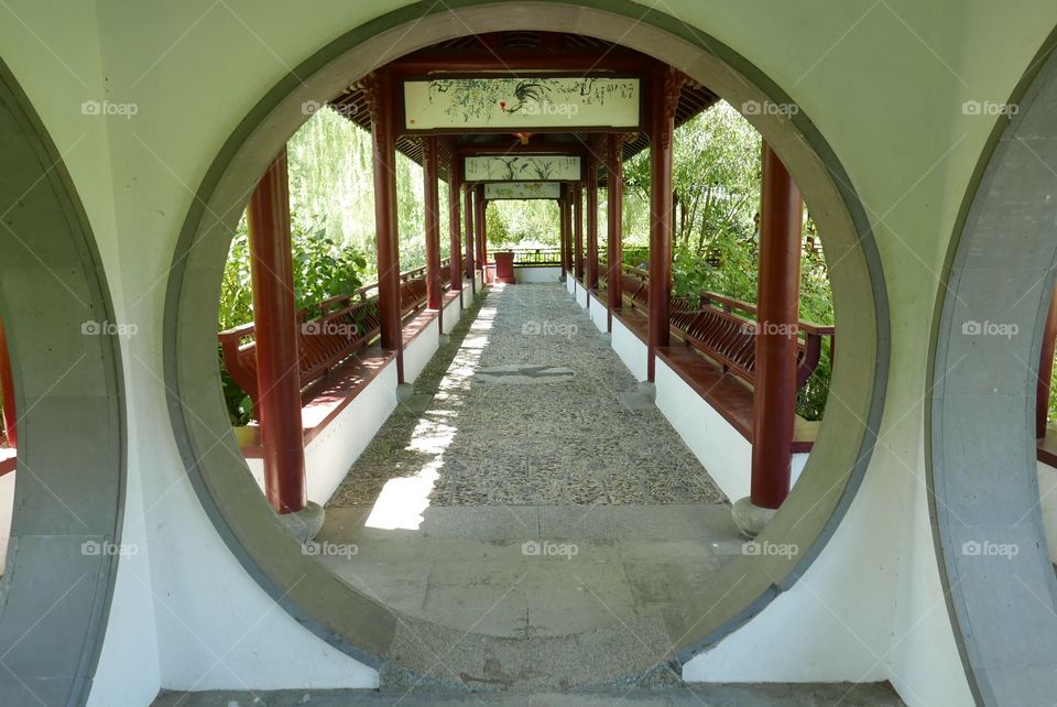 Structure in Pairi Daiza, Belgium.