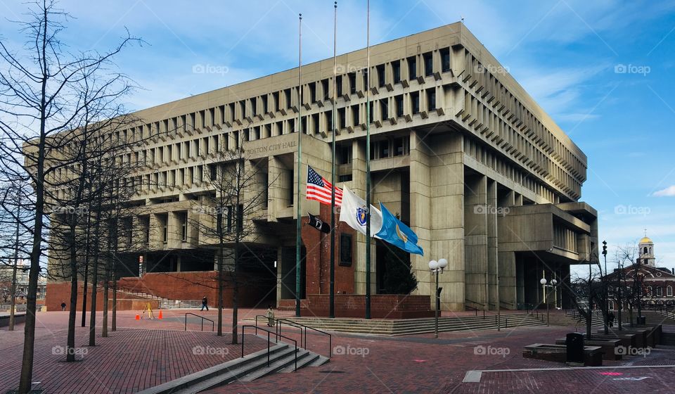 Boston City Hall, Massachusetts USA