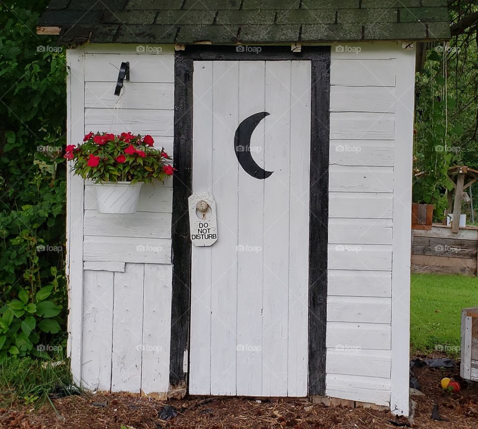 Old Vintage outhouse