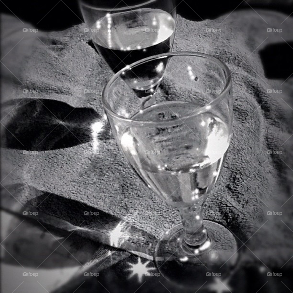 beach glasses sun wine by lightanddrawing