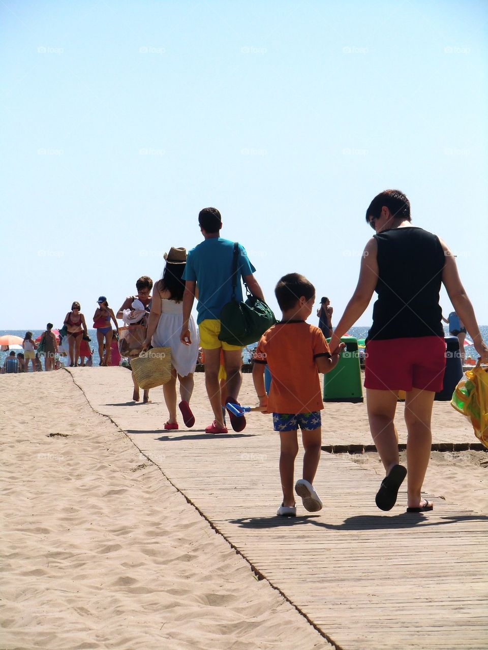 Tourist at beach