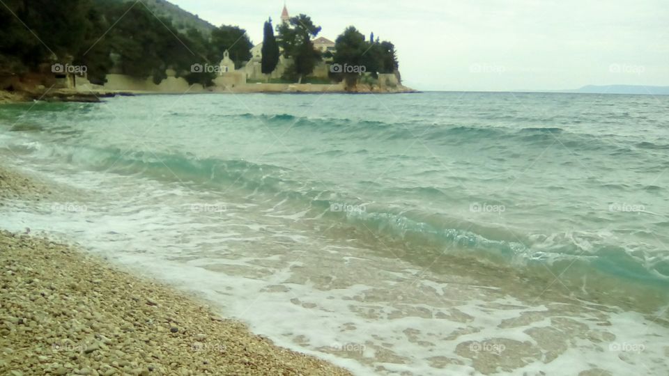 sea ​​waves on the beach