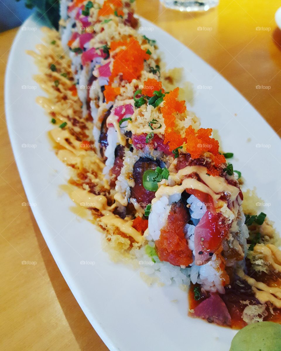 Sea of Love Sushi date Sea of Love #foodgraphy #foodgasm #foodie #instafood #insta #seaoflove #sushi #seafood #food #foodporn #fancyfood #fancy