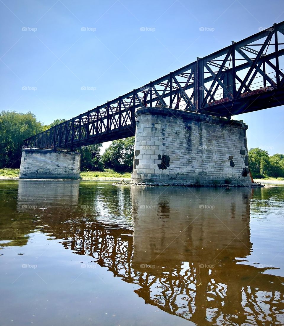 Eiffel Bridge , Chinon Junes 2023 . 