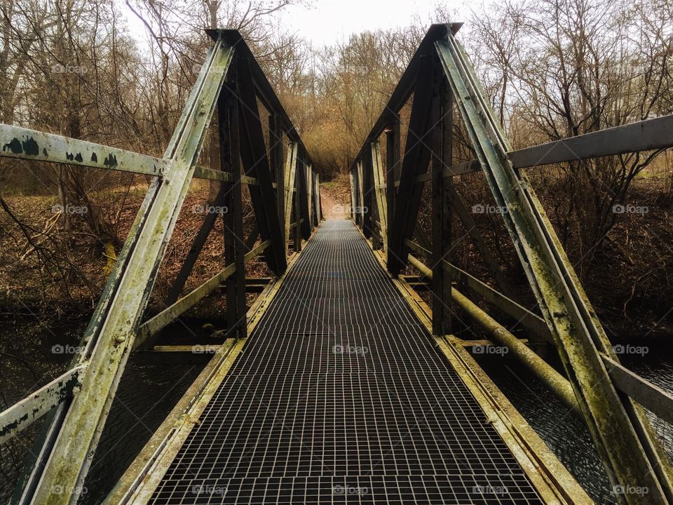 No Person, Bridge, Wood, Road, Transportation System