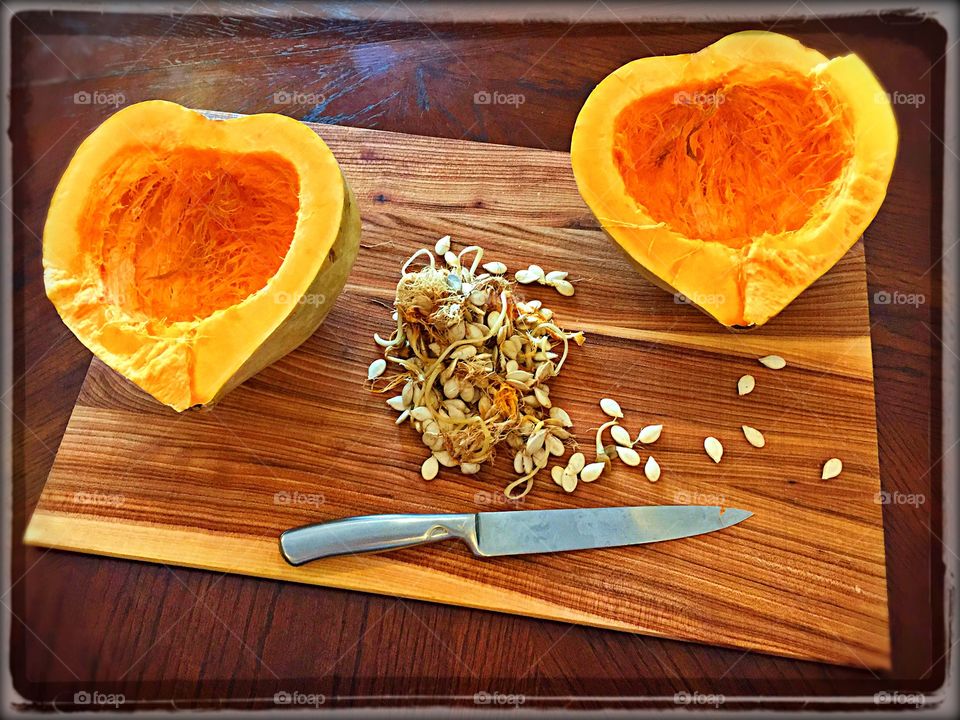 Autumn has come.... Pumpkin is ready to be prepared 