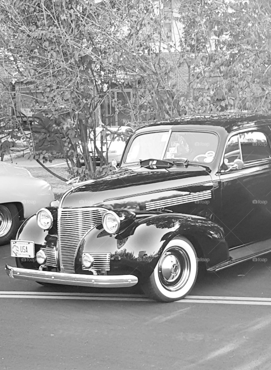 B&W Classic Car