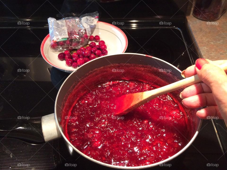 Cranberry sauce