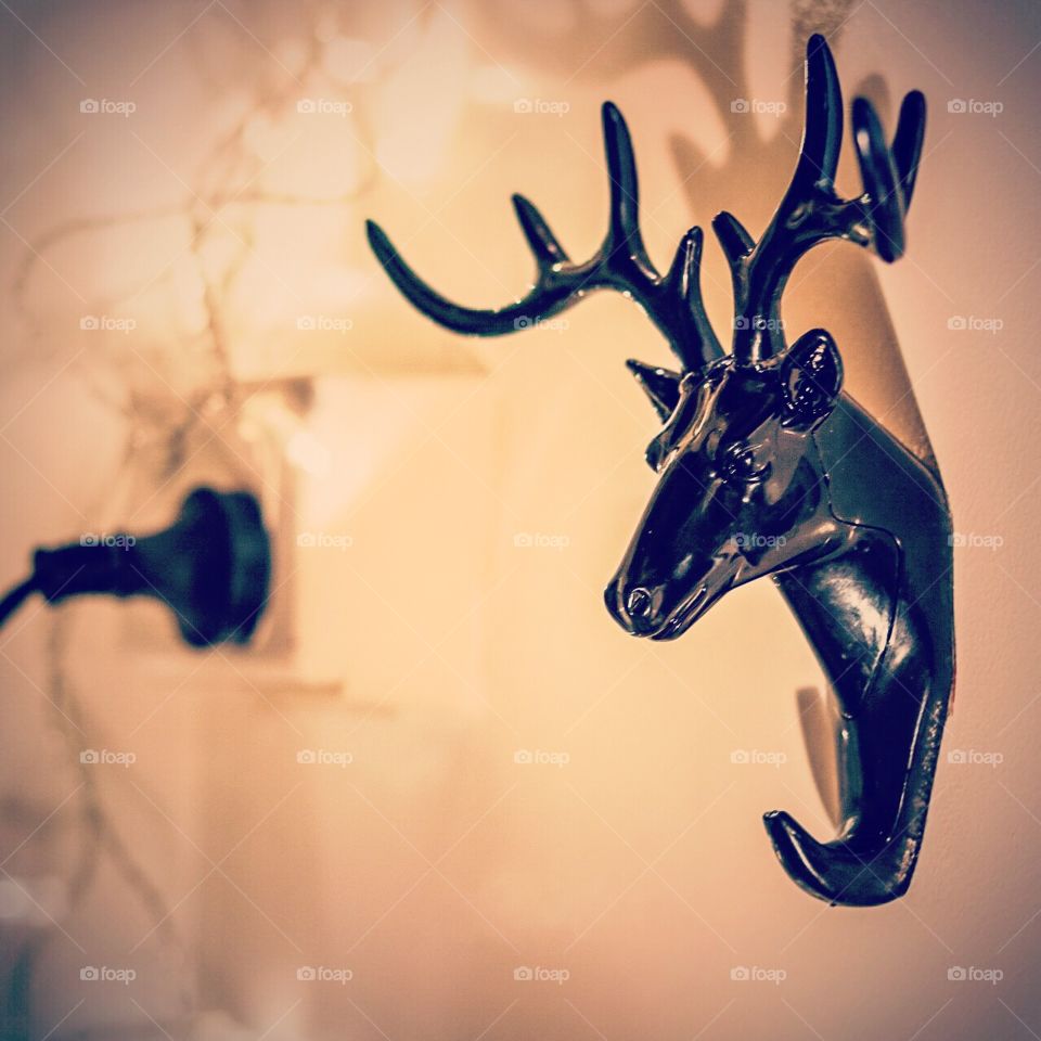 Deer coat hanger