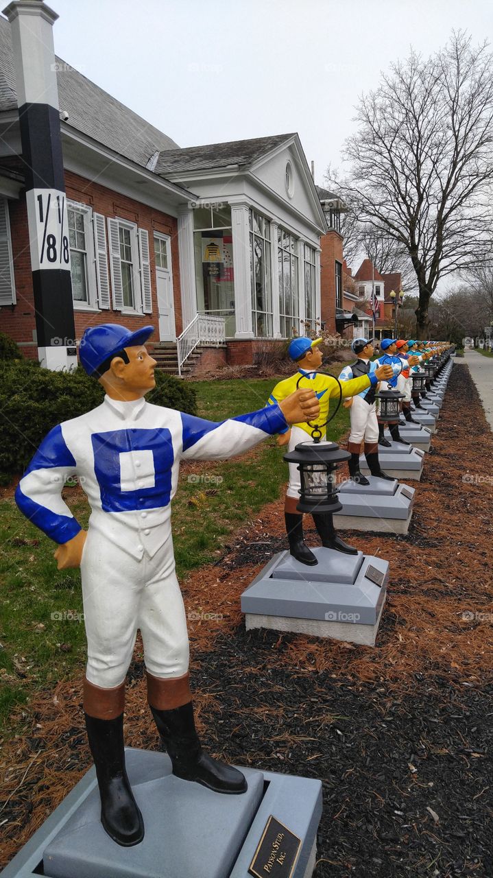 Jockey Statues