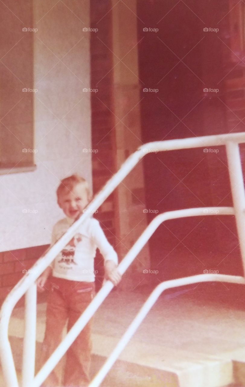 little Boy retro pic