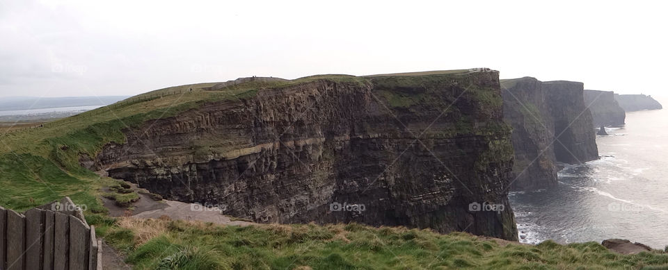 cliffs of moher ireland ireland grass water by kshapley