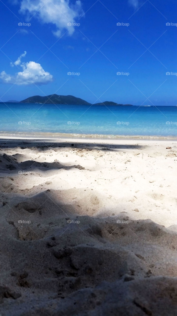 Lights and Shadows on the Beach