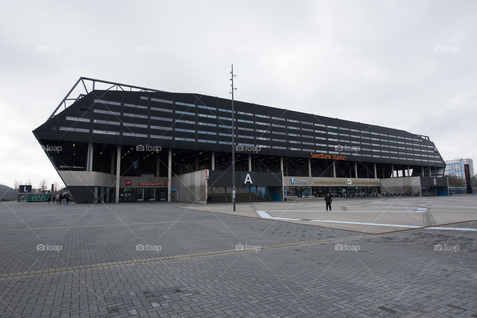 Swedbank stadium Arena in Malmö Sweden.