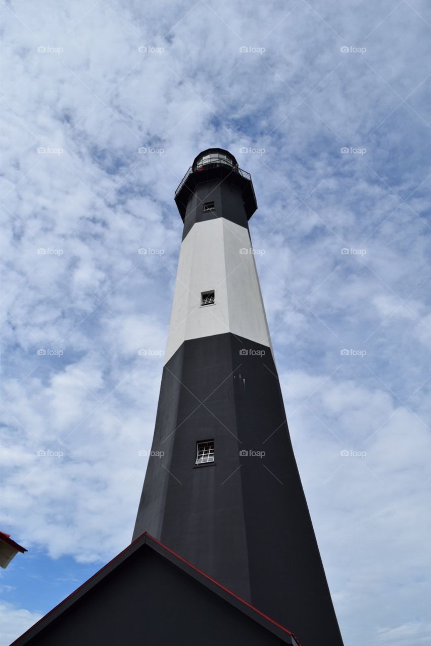 The lighthouse on Tybee Island in Georgia 