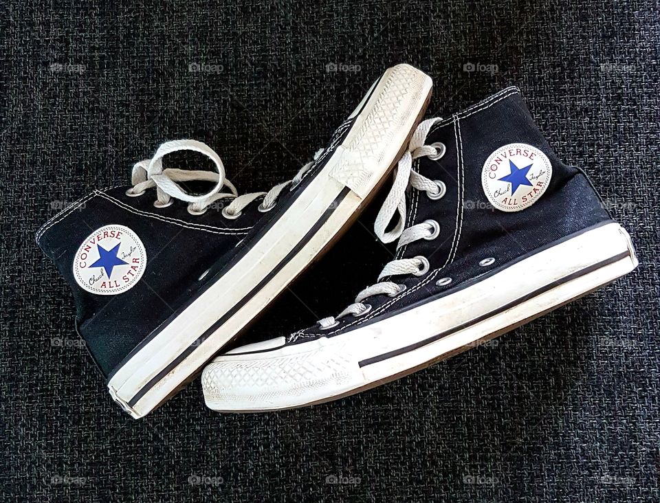 perfekt shoes - converse all star - black and white