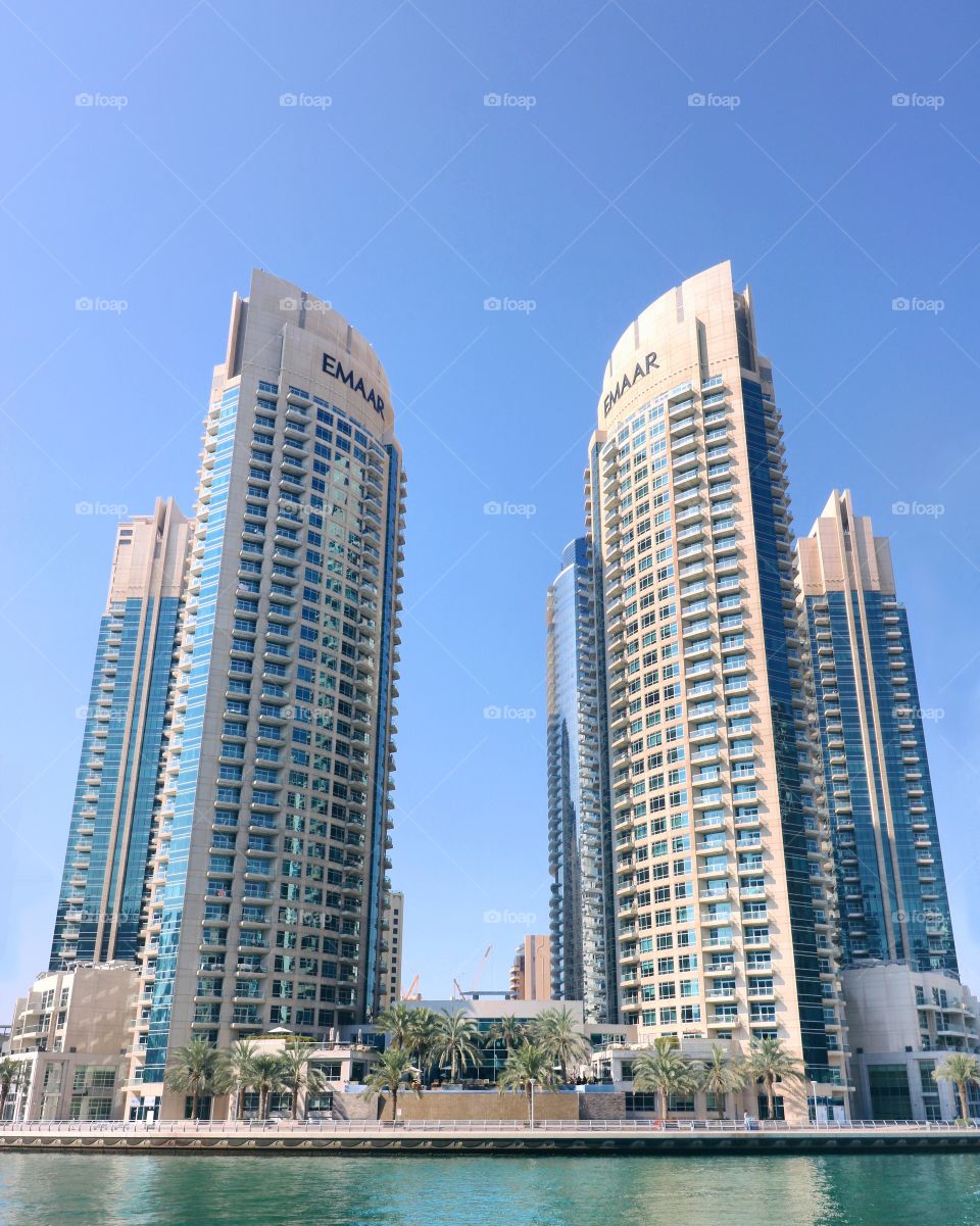 Tall buildings in Dubai 