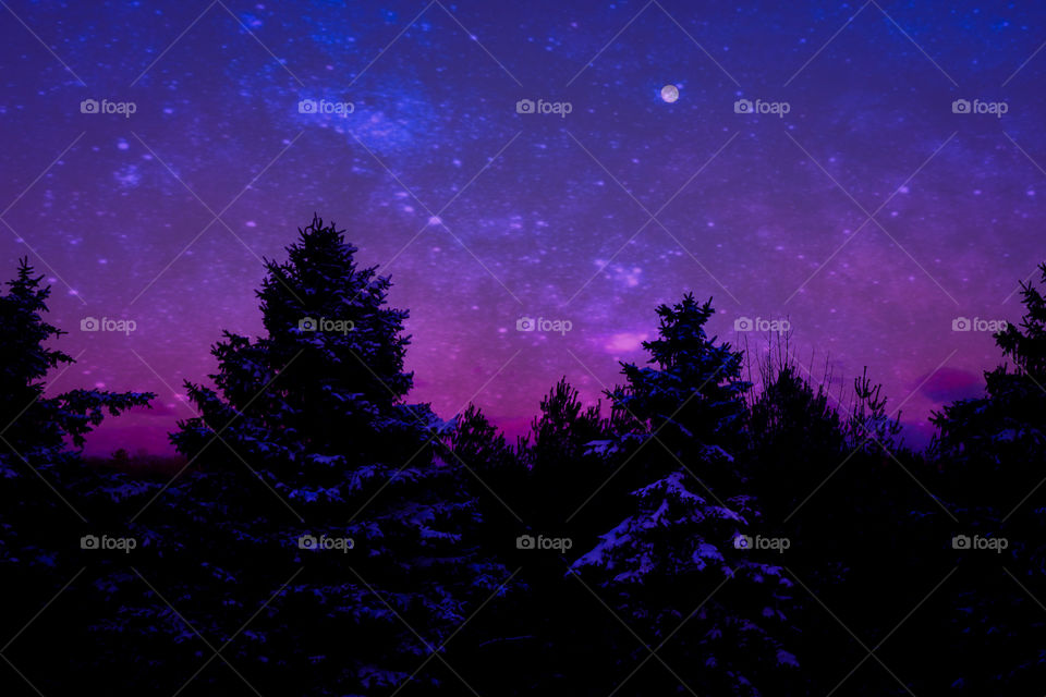 Beautiful Galaxy Night