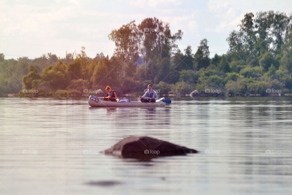 Water, River, Lake, Canoe, Recreation