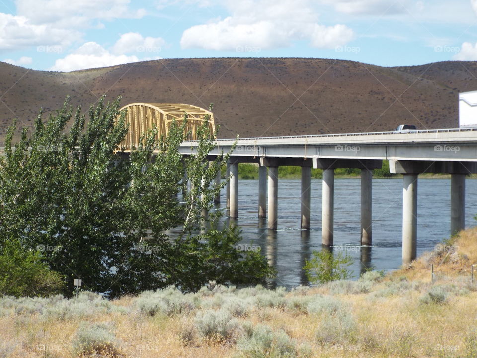 Columbia River.  Eastern Washington State.