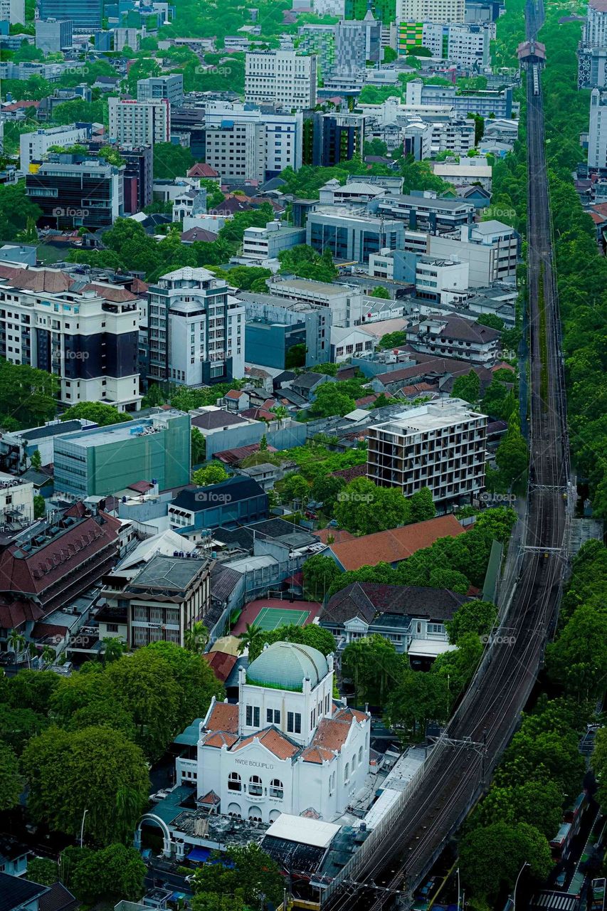 Central Jakarta from top